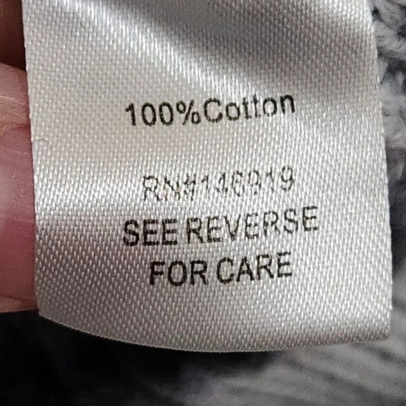 Freshman 1996 Girls L (12/14) Black Tie Dye 100% Cotton Chunky Sweater Pullover - Picture 4 of 5